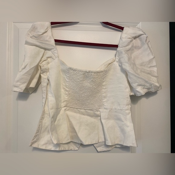 Linen Aritzia crop top - Picture 4 of 6